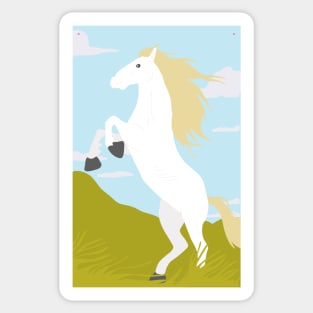 Tina's Horse Poster Sticker